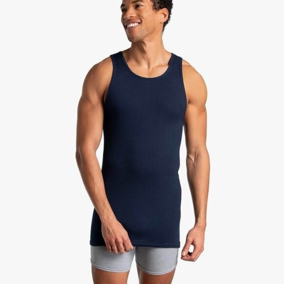 Fruit of the Loom Men's 6-Pack A-Shirts - Multi-Color - Picture 6 of 8